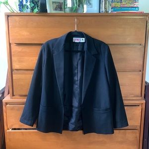 Vintage wool blend blazer